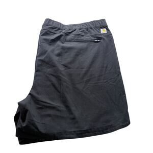 Carhartt Women's Black Force Ripstop Relaxed Fit Shorts Sz XL (16-18)  BS6199-W
